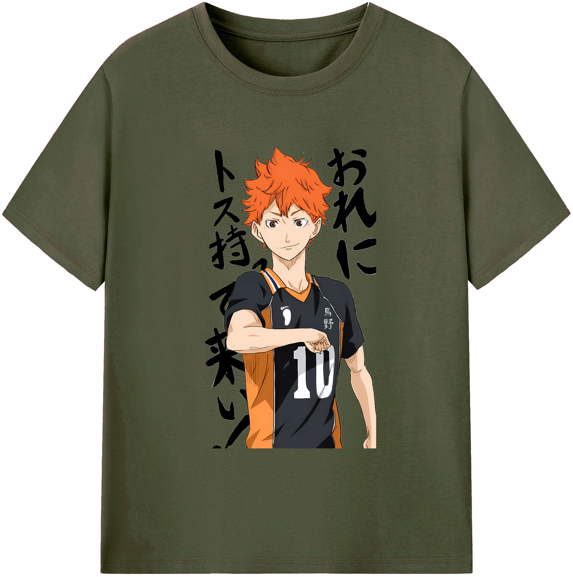 （画像用） ハイキュー!! Haikyu!! 綿100％ メンズ半袖Tシャツ｜肌触りやわらか＆通気性